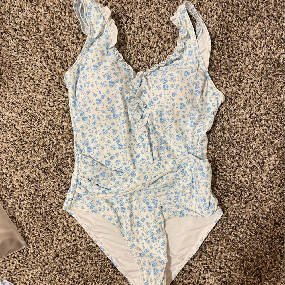 Women’s Sweet Honey Carolina Blue Rose one piece swim